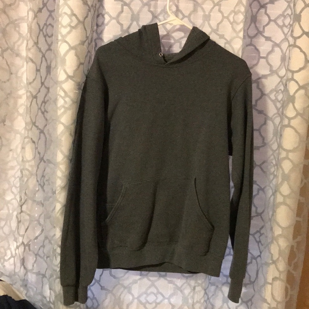 plain grey hoodie